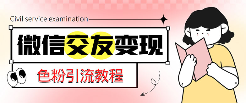 微信交友变现项目，吸引全网LSP男粉精准变现，小白也能轻松上手，日入500+-臭虾米项目网