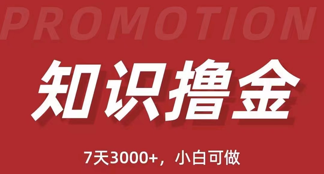 抖音知识撸金项目：简单粗暴日入1000+执行力强当天见收益(教程+资料) -臭虾米项目网