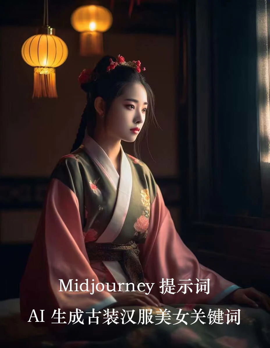 图片[1]-Midjourney关键词-AI生成中国风古装汉服美女人像提示关键词-臭虾米项目网