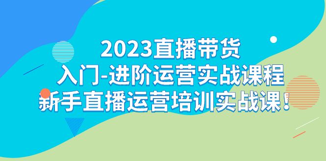 打造直播带货新生力量：进阶运营实战课程详解-臭虾米项目网