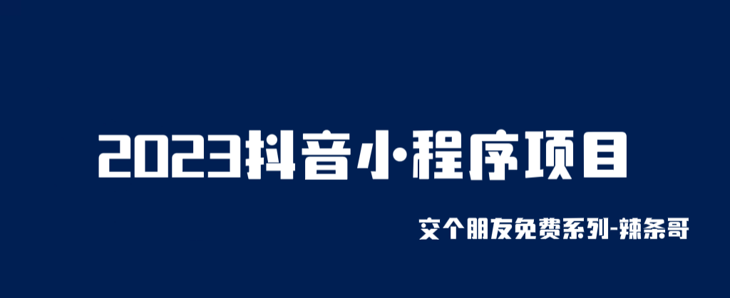 2023抖音小程序：简单变现，次日提现-臭虾米项目网