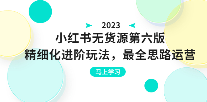 解锁小红书电商新思路：精细化进阶玩法全揭秘-臭虾米项目网