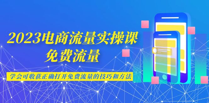 掌握电商流量实操技巧：免费流量获取全攻略-臭虾米项目网