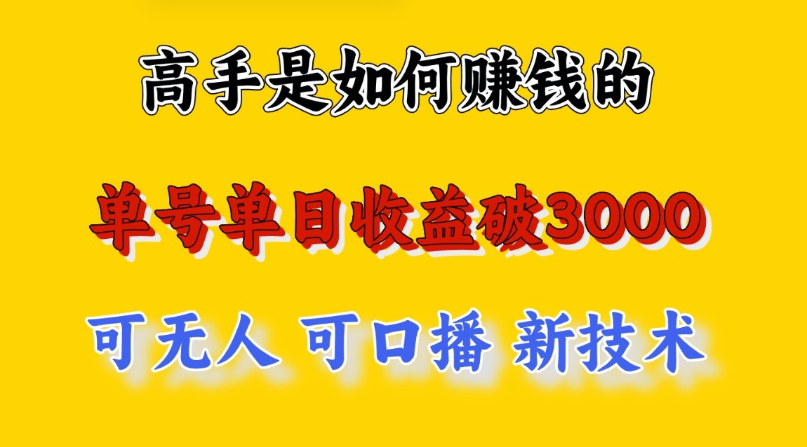 揭秘高手如何赚钱：3000 收益项目，穷人的翻盘机会！-臭虾米项目网