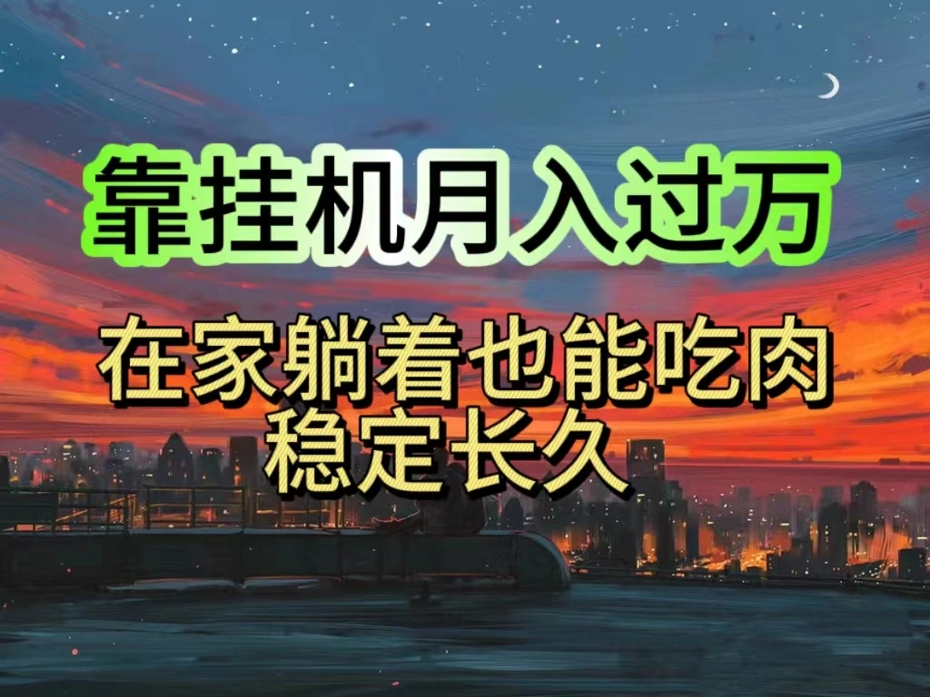 挂机项目操作指南：适合宝爸宝妈学生党