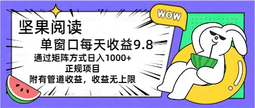 利用坚果阅读矩阵策略提升收益的实战指南