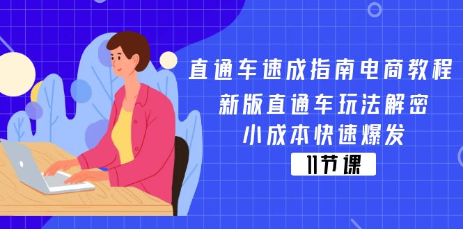 直通车速成指南电商教程：新版直通车玩法解密，小成本快速爆发（11节）-臭虾米项目网