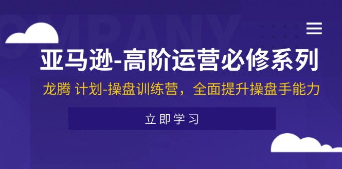 亚马逊高阶运营必修系列，龙腾计划操盘训练营，全面提升操盘手能力-臭虾米项目网